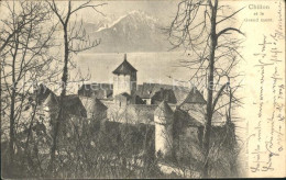 12321077 Chillon Grand Mont Chateau Lac Leman Schloss Genfersee Alpen Montreux - Andere & Zonder Classificatie