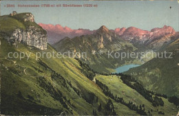 12316177 Appenzell IR Hohenkasten Mit Saembtissee Alpenpanorama Appenzell - Autres & Non Classés