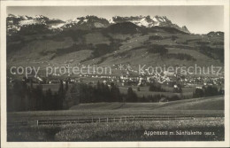 12315957 Appenzell IR Panorama Mit Saentiskette Appenzeller Alpen Appenzell - Autres & Non Classés