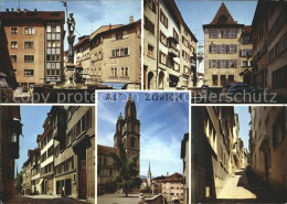 12312537 Zuerich Altstadt Motive Kirche Brunnen Zuerich - Andere & Zonder Classificatie