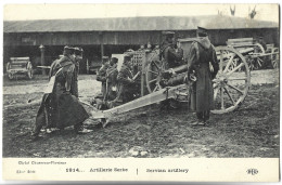 SERBIE - 1914 - Artillerie Serbe - Militaires - Serbie