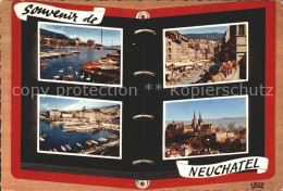 12287697 Neuchatel NE Markt Hafen Schloss  Neuchatel - Sonstige & Ohne Zuordnung
