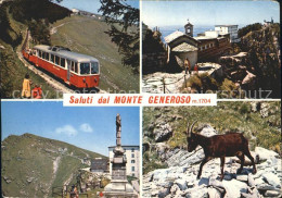 12267667 Monte Generoso Bergbahn Bergziege Kapelle  Monte Generoso - Other & Unclassified