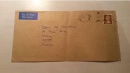 ENVELOPPE 1992  En Provenance Du Royaume-Uni - Storia Postale