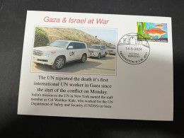 15-5-2024 (5 Z 12) GAZA War - UN Reported The Death Of It's 1st Internantional Worker In Gaza Since October 7 War - Militaria