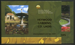 Irland 2005 Kursmünzensatz/ KMS Im Folder Heywood Gardens ST (MZ1298 - Irlanda
