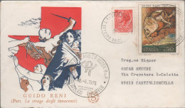 ITALIA - ITALIE - ITALY - 1975 - Arte - 2ª Emissione: Guido Reni - FDC Filagrano - Viaggiata Con Annullo - FDC