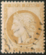 X1221 - FRANCE - CERES N°55 - GC 3671 : SAINT JEAN DE LOSNE (Cote D'Or) INDICE 4 - 1871-1875 Cérès