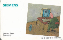 Germany - Siemens Cartoon Calendar 1997 - G. Gepp ''Österreich'' - O 1586 - 12.1996, 6DM, 3.500ex, Used - O-Series: Kundenserie Vom Sammlerservice Ausgeschlossen