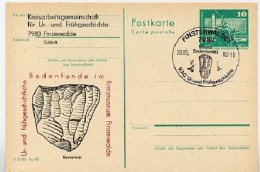 LITHIC CORE NUCLÉUS KERNSTEIN East German Postal Card P79-21-82 C193 Finsterwalde Postmark 1982 - Préhistoire