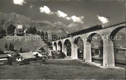 12193297 Loetschbergbahn Kanderviadukt Tellenburg Niesenkette Loetschbergbahn - Other & Unclassified