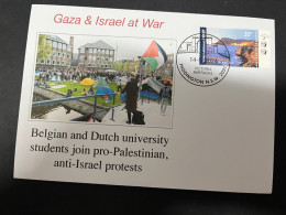 15-5-2024 (5 Z 12) GAZA War - Belgian And Dutch University Students Join Pro-Paletinian Anti-Israel Protests - Militaria