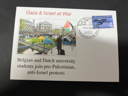 15-5-2024 (5 Z 12) GAZA War - Belgian And Dutch University Students Join Pro-Paletinian Anti-Israel Protests - Militaria