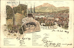 12175447 Luzern LU Guetsch Pilatus Loewendenkmal Luzern - Sonstige & Ohne Zuordnung