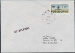 BERLIN ATM 1-070 BRIEFDRUCKSACHE EF FDC X7E4736 - Cartas & Documentos