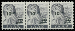 SAARLAND 1947 Nr 226ZII Postfrisch 3ER STR X81AFC2 - Nuevos