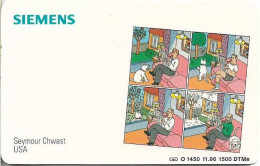 Germany - Siemens Cartoon Calendar 1997 - S. Chwast ''USA'' - O 1450 - 11.1996, 6DM, 1.500ex, Mint - O-Serie : Serie Clienti Esclusi Dal Servizio Delle Collezioni