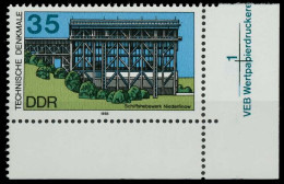 DDR 1988 Nr 3206 Postfrisch ECKE-URE X0DE0FE - Unused Stamps