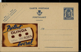 Publibel Neuve N° 549 ( Lames De Rasoir: OLINDA) - Werbepostkarten