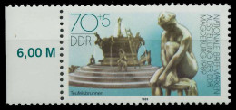 DDR 1989 Nr 3266 Postfrisch SRA SB7B58A - Unused Stamps