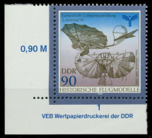 DDR 1990 Nr 3314 Postfrisch ECKE-ULI SB7B94A - Ungebraucht