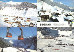 12156897 Segnas Skigebiet Von Disentis Piz Ault Kabinenbahn Bergbahn Segnas - Autres & Non Classés