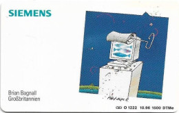 Germany - Siemens Cartoon Calendar 1997 - B. Bagnall ''Großbritannien'' - O 1222 - 10.1996, 6DM, 1.500ex, Mint - O-Series: Kundenserie Vom Sammlerservice Ausgeschlossen