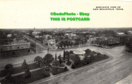 R412440 Birds Eye View Of New Braunfels. Texas. 47605. Black And White - World