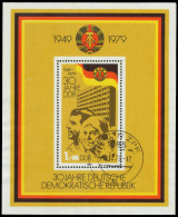 DDR BLOCK KLEINBOGEN Block 56 Gestempelt X0F1696 - Andere & Zonder Classificatie