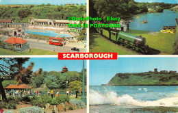 R413309 Scarborough. Peasholm Park. Rough Sea. E. T. W. Dennis. Photocolour. Mul - World