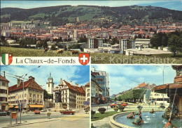 12107107 La Chaux-de-Fonds Gesamtansicht Brunnen La Chaux-de-Fonds - Autres & Non Classés