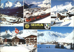 12071587 Sedrun Carmischolas Dorfpartie Rueras Skigebiet Milez Val Strem Sedrun - Autres & Non Classés