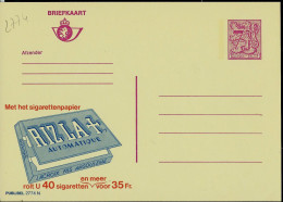 Publibel Neuve N° 2774  ( Papier à Cigarettes RIZ  LA + - Angoulême ) - Werbepostkarten
