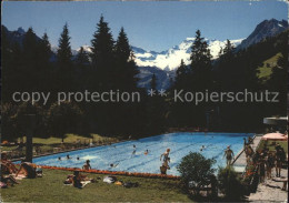 12065777 Adelboden Schwimmbad Mit Wildstrubel Und Fitzer Adelboden BE - Autres & Non Classés