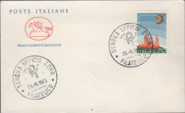 ITALIA - ITALIE - ITALY - 1975 - Imprese Spaziali Italiane - FDC Cavallino - FDC