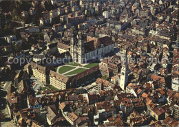 12062417 St Gallen SG Fliegeraufnahme Kathedrale Und Regierungsgebaeude St. Gall - Altri & Non Classificati