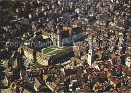 12062417 St Gallen SG Fliegeraufnahme Kathedrale Und Regierungsgebaeude St. Gall - Sonstige & Ohne Zuordnung