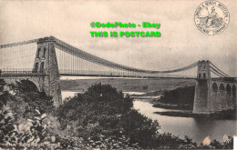 R412493 Menai Suspension Bridge. London And North Western Railway Company. The L - Sonstige & Ohne Zuordnung