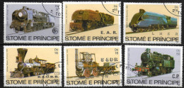 Sao Tomé-et-Principe -  Locomotives 1982 - Trains