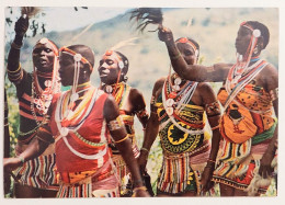 Kenya - Women Dance Costume ,NUS ETHNIQUES Adultes ( Afrique Noire ) , Stamp Used Air Mail 1977 - Kenya