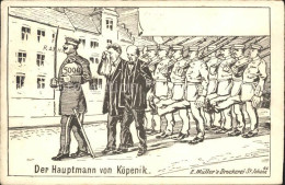 12057737 Basel BS Hauptmann Von Koepenick Kuenstlerkarte Basel BS - Altri & Non Classificati