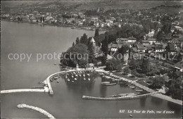 12057167 La Tour-de-Peilz Fliegeraufnahme Hafen La Tour-de-Peilz - Sonstige & Ohne Zuordnung