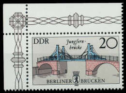 DDR 1985 Nr 2973II Postfrisch ECKE-OLI SBB008A - Neufs