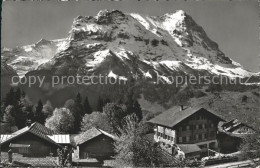 12056647 Grindelwald Naturfreundehaus Mit Eiger Und Fiescherwand Grindelwald - Other & Unclassified