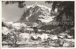 12056467 Grindelwald Im Winter Mit Wetterhorn Grindelwald - Autres & Non Classés