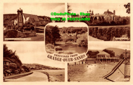 R412533 Greetings From Grange Over Sands. Risedale Home. Clock Tower And Parish - World