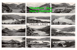 R412535 Twelve Lakes. Windermere Lake. Rydal Water. Wastwater. Sanderson And Dix - World