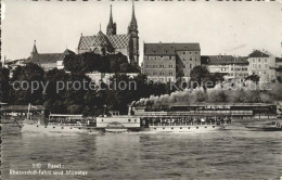 12055387 Basel BS Rheinschiff-Fahrt Und Muenster Basel BS - Other & Unclassified