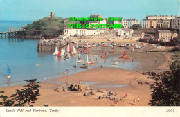 R413395 Tenby. Castle Hill And Harbour. Archway Publicity. 1984 - Monde
