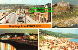 R412935 Greetings From Penzance. The Promenade. Praa Sands. Photo Precision Limi - World